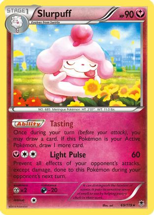 Slurpuff 69/119 - XY  Phantom Forces Reverse Holofoil