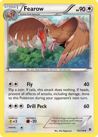 Fearow 79/119 - XY  Phantom Forces