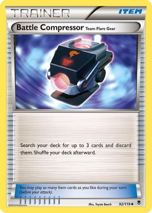Battle Compressor 92/119 - XY  Phantom Forces Reverse Holofoil