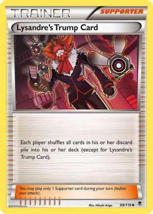 Lysandre's Trump Card 99/119 - XY  Phantom Forces