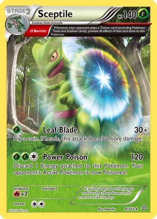 Sceptile (Omega) 9/160 - XY  Primal Clash Holofoil