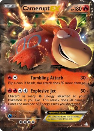 Camerupt EX 29/160 - XY  Primal Clash Holofoil