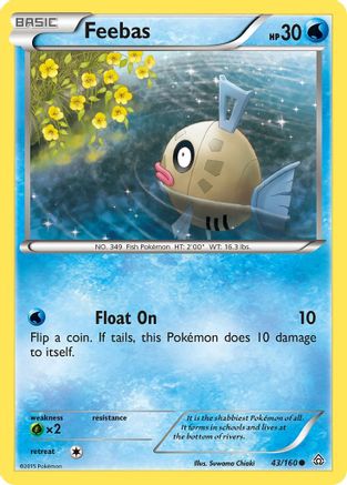 Feebas 43/160 - XY  Primal Clash