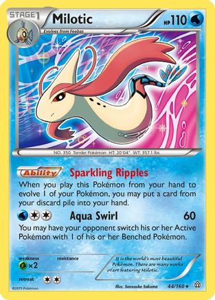 Milotic 44/160 - XY  Primal Clash Holofoil