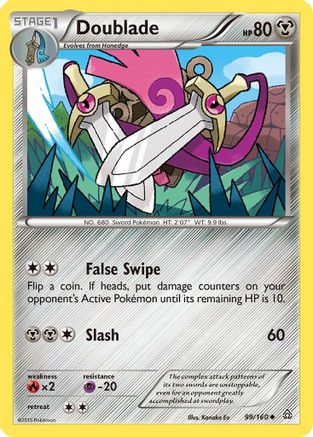 Doublade 99/160 - XY  Primal Clash