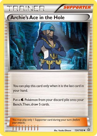Archie's Ace in the Hole 124/160 - XY  Primal Clash
