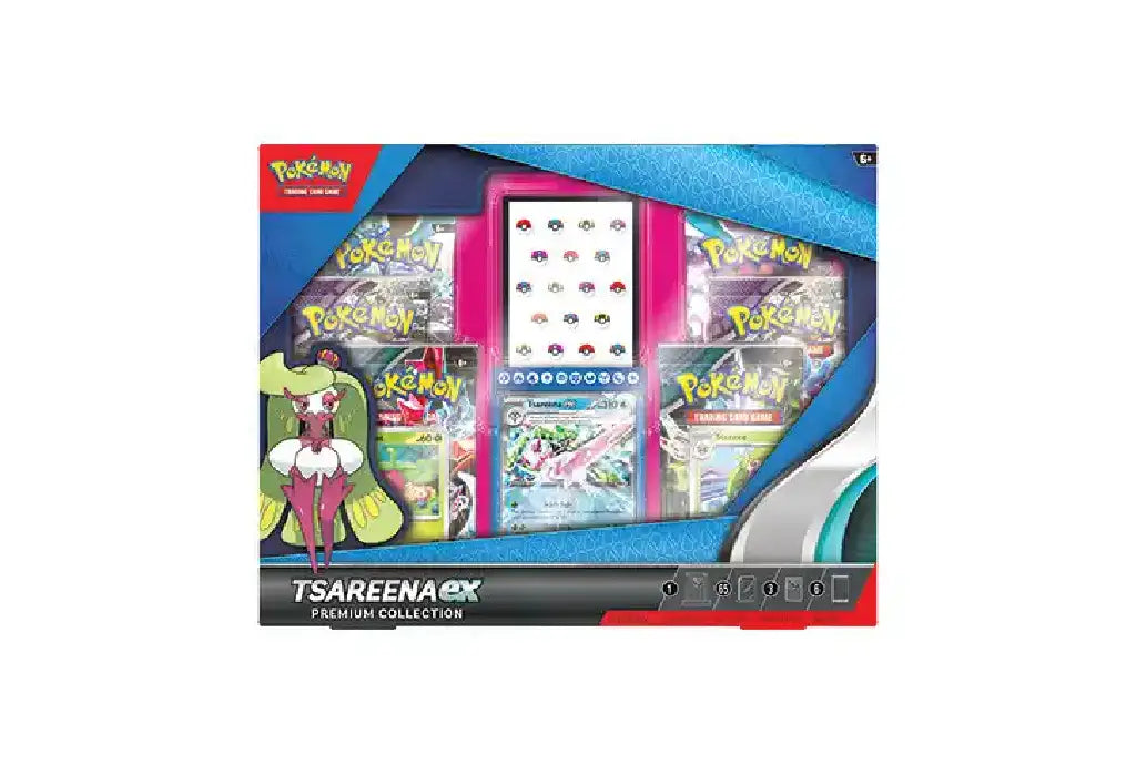 pokemon trading card games tsareena ex premium collection presented in a special design Pokemon TCG: Tsareena-GX Collectible Box
