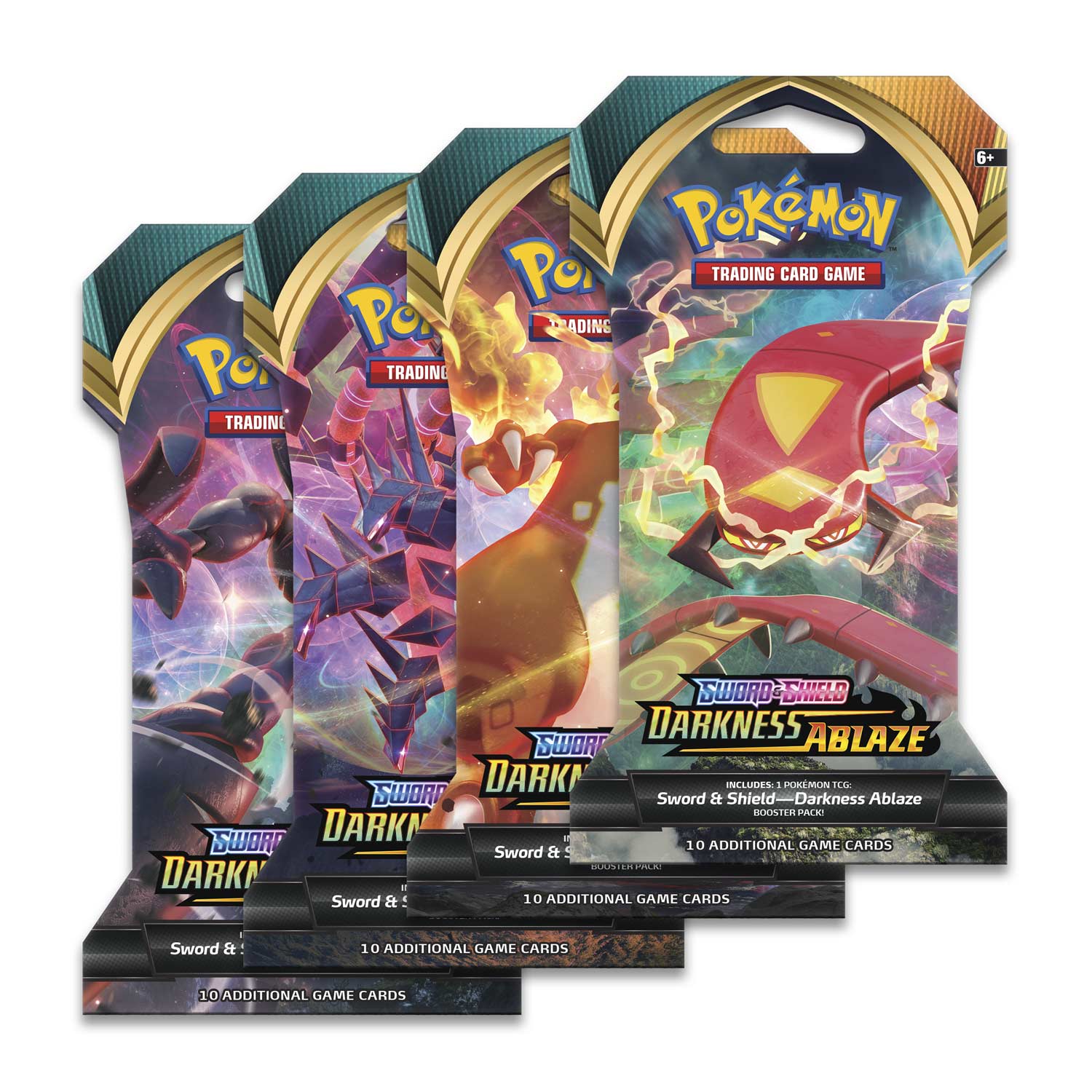 Pokémon Sword & Shield - Darkness Ablaze - Sleeved Blister