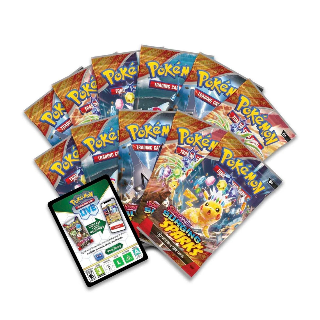 Pokemon Surging Sparks - Pokemon Center Elite Trainer Box