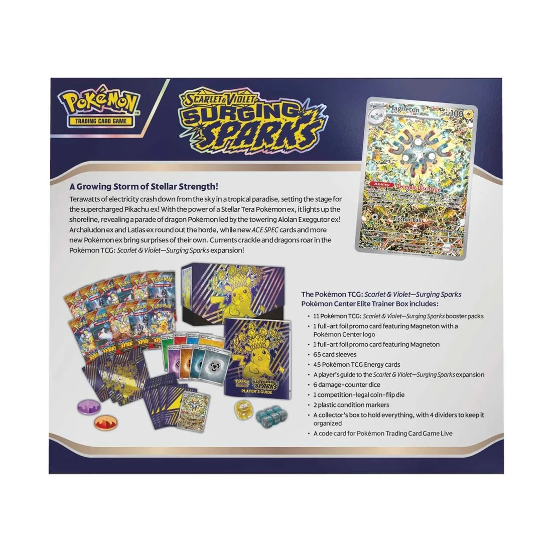 Pokemon Surging Sparks - Pokemon Center Elite Trainer Box