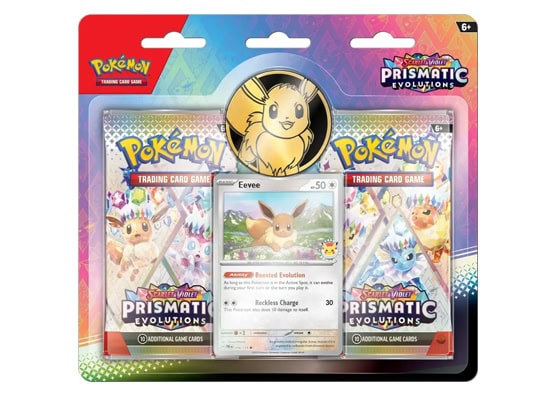 Pokmon Scarlet & Violet - Prismatic Evolutions - Eevee 2 Pack Blister - Card Legends TCG Pokmon Scarlet & Violet - Prismatic Evolutions - Eevee 2 Pack Blister - Card Legends TCG