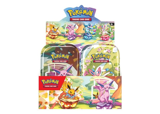 Pokémon Scarlet & Violet - Prismatic Evolutions - Mini Tin Display