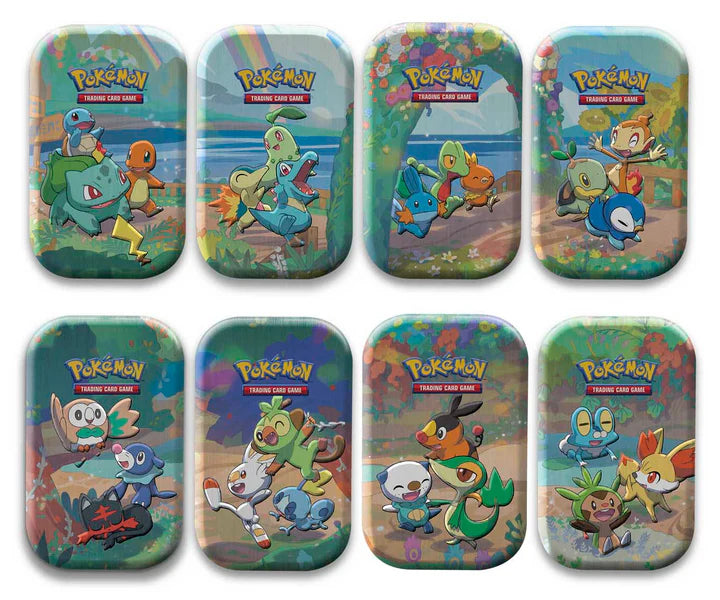 Pokemon - Celebrations - Mini Tins Display - Set of 8 tins
