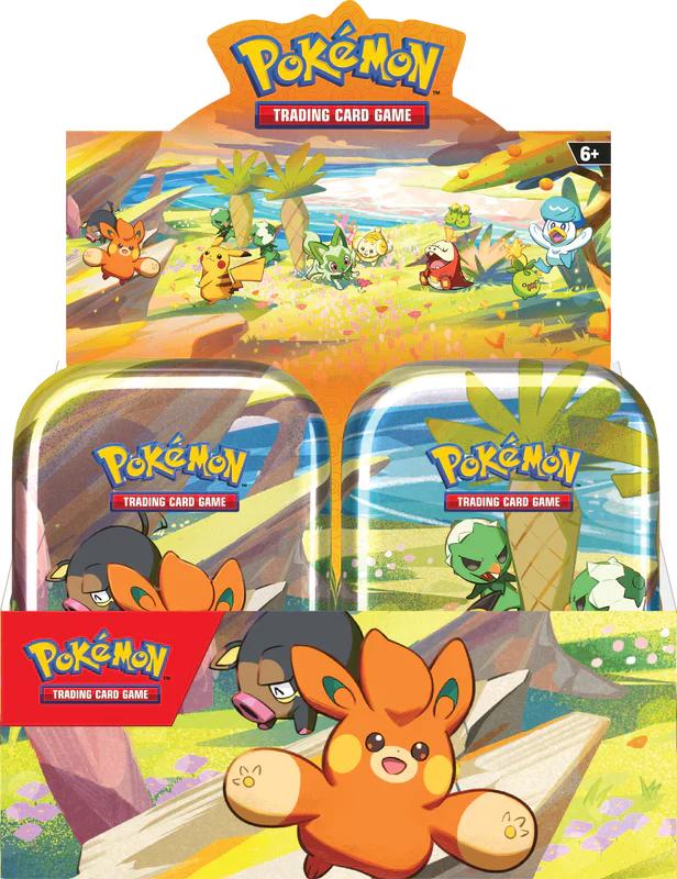 Pokemon Paldea Friends Mini Tin Display