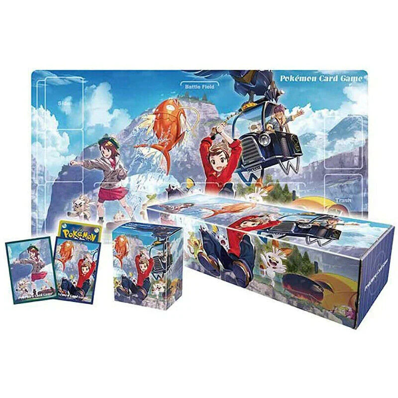Pokemon Card Game Sword & Shield Masaru & Yuri Rubber Play Mat set JAPAN
