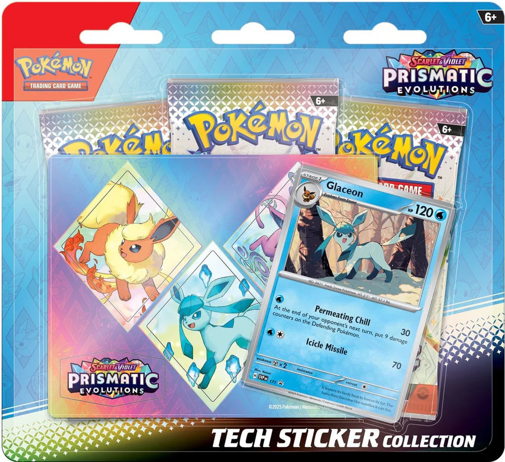 Pokémon Scarlet & Violet - Prismatic Evolutions - Tech Sticker Collection