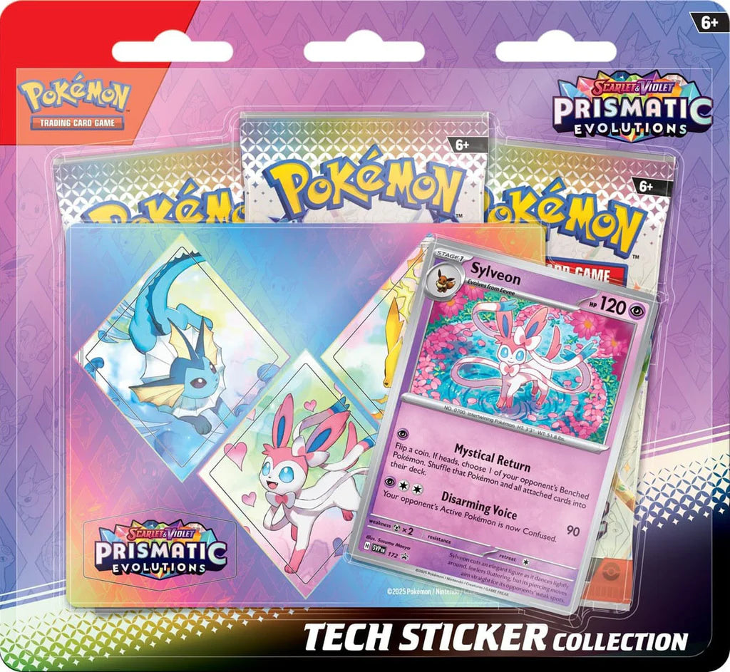 Pokémon Scarlet & Violet - Prismatic Evolutions - Tech Sticker Collection