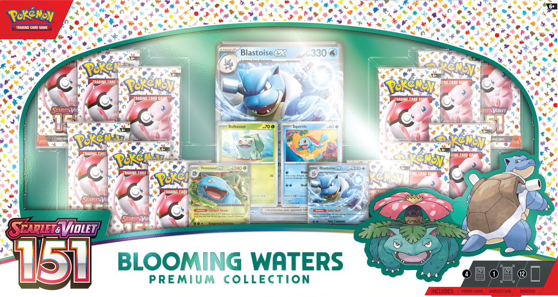POKEMON SCARLET AND VIOLET 151 BLOOMING WATERS PREMIUM COLLECTION